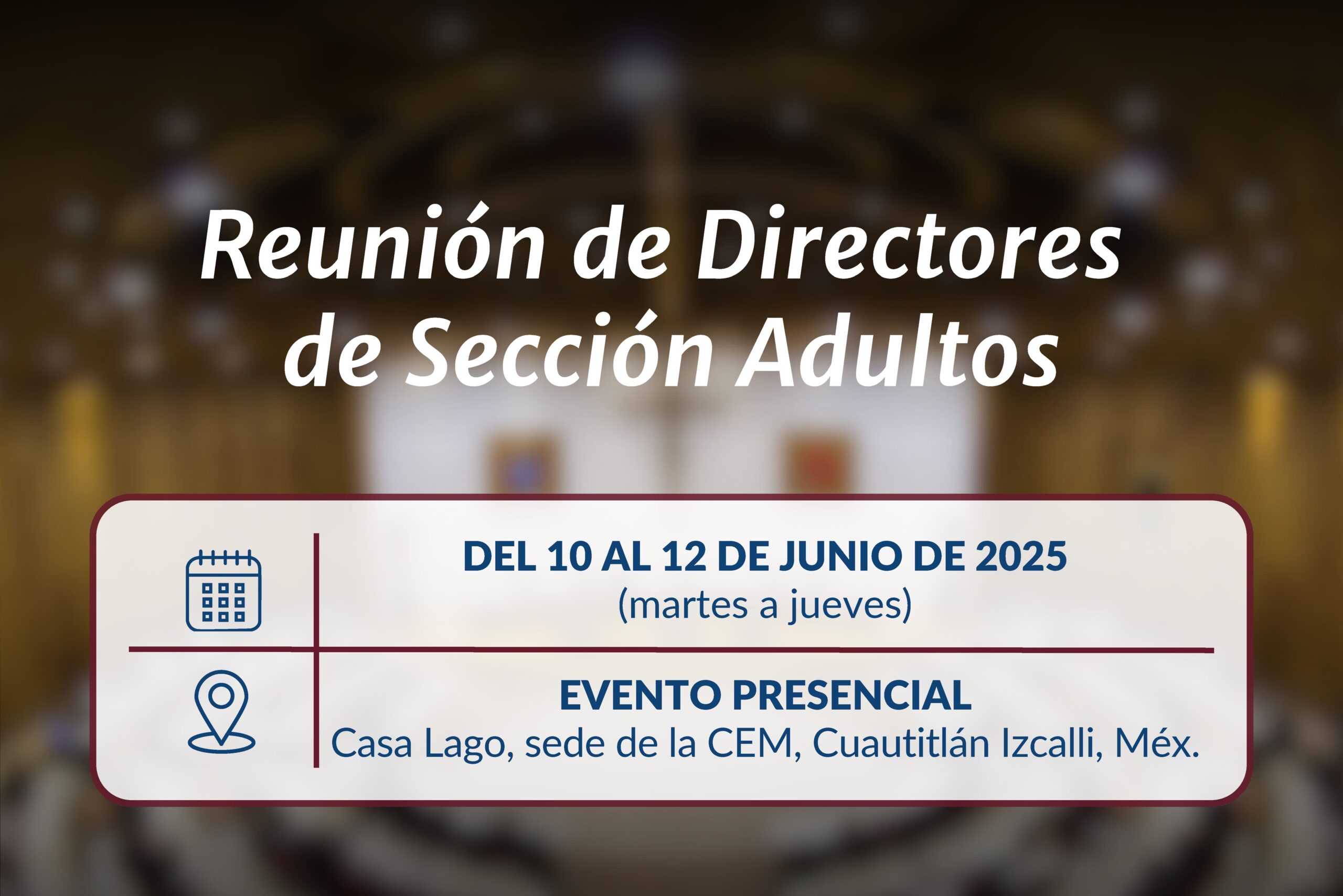 Reunión de Directores de Sección de Adultos